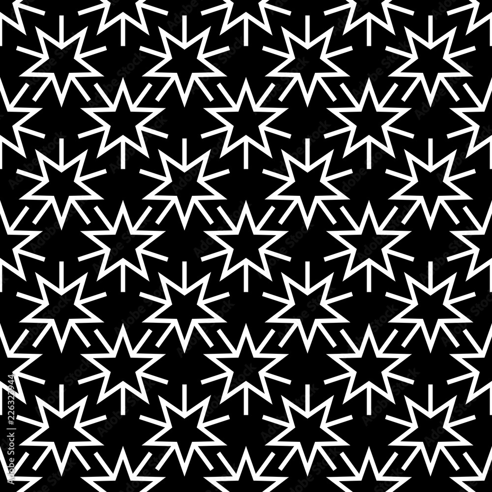 Christmas seamless background with stars, vector illustration Christmas seamless background with stars, vector illustration