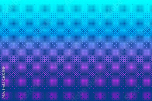 Stampa su tela Pixel pattern background in blue, pink, purple color