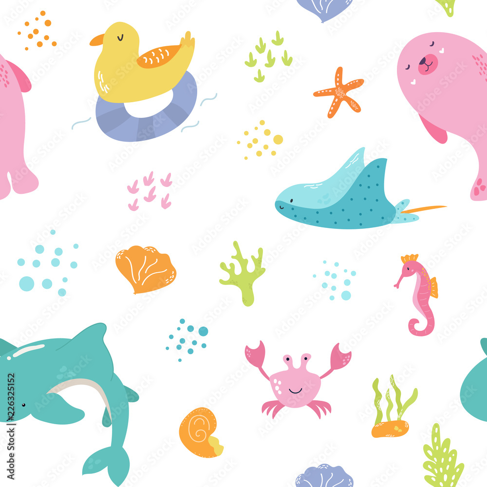 Printable Baby Sea Animals