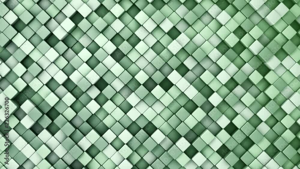 Abstract background with animation of wave mosaic of squares. Technological backdrop. Animation of seamless loop. Abstract background with animation of wave mosaic of squares. Technological backdrop. Animation of seamless loop.