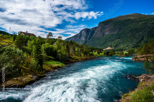 lovatnet lake Beautiful Nature Norway.