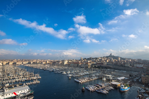 beautiful panoramic view of the city of Marseille, France © Mariana Ianovska