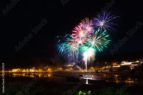 Fireworks over Clifden Quay