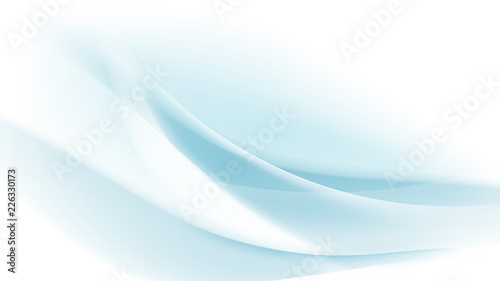 Abstract blue wavy with blurred light curved lines background © pickup
