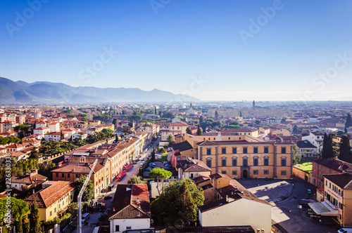 Spectacular morning view on Pisa photo