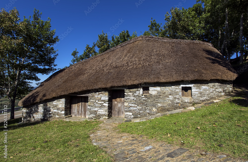 The palloza, also known as pallouza or pallaza, is a traditional dwelling of Cebreiro, Galicia, Spain.