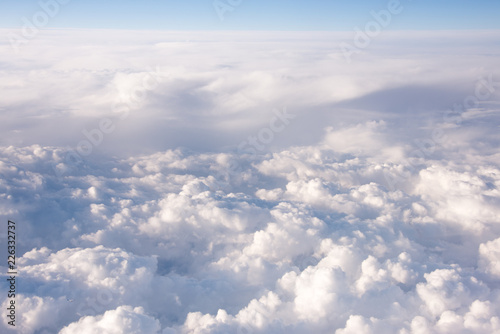 Fototapeta Naklejka Na Ścianę i Meble -  Air flight over the Earth