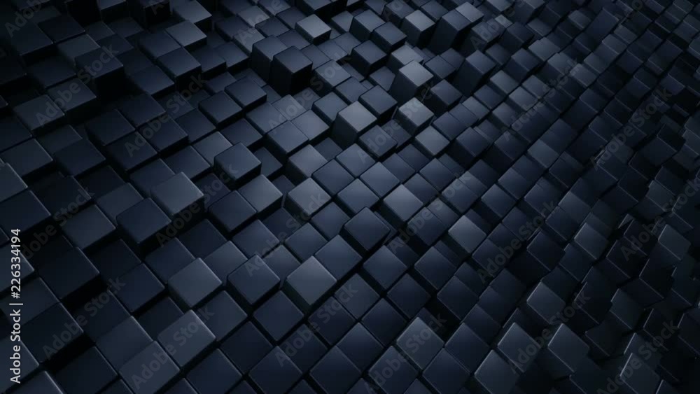 Abstract background with animation of wave mosaic of squares. Technological backdrop. Animation of seamless loop. Abstract background with animation of wave mosaic of squares. Technological backdrop. Animation of seamless loop.