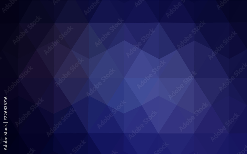 Obraz premium Light Pink, Blue vector gradient triangles template.