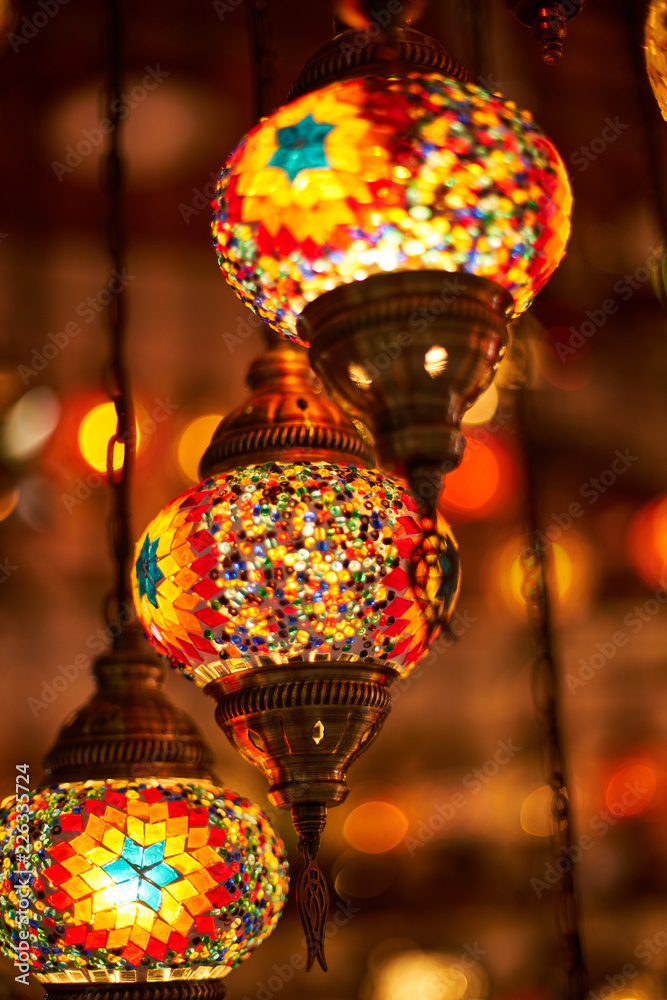 traditional Turkish lamps