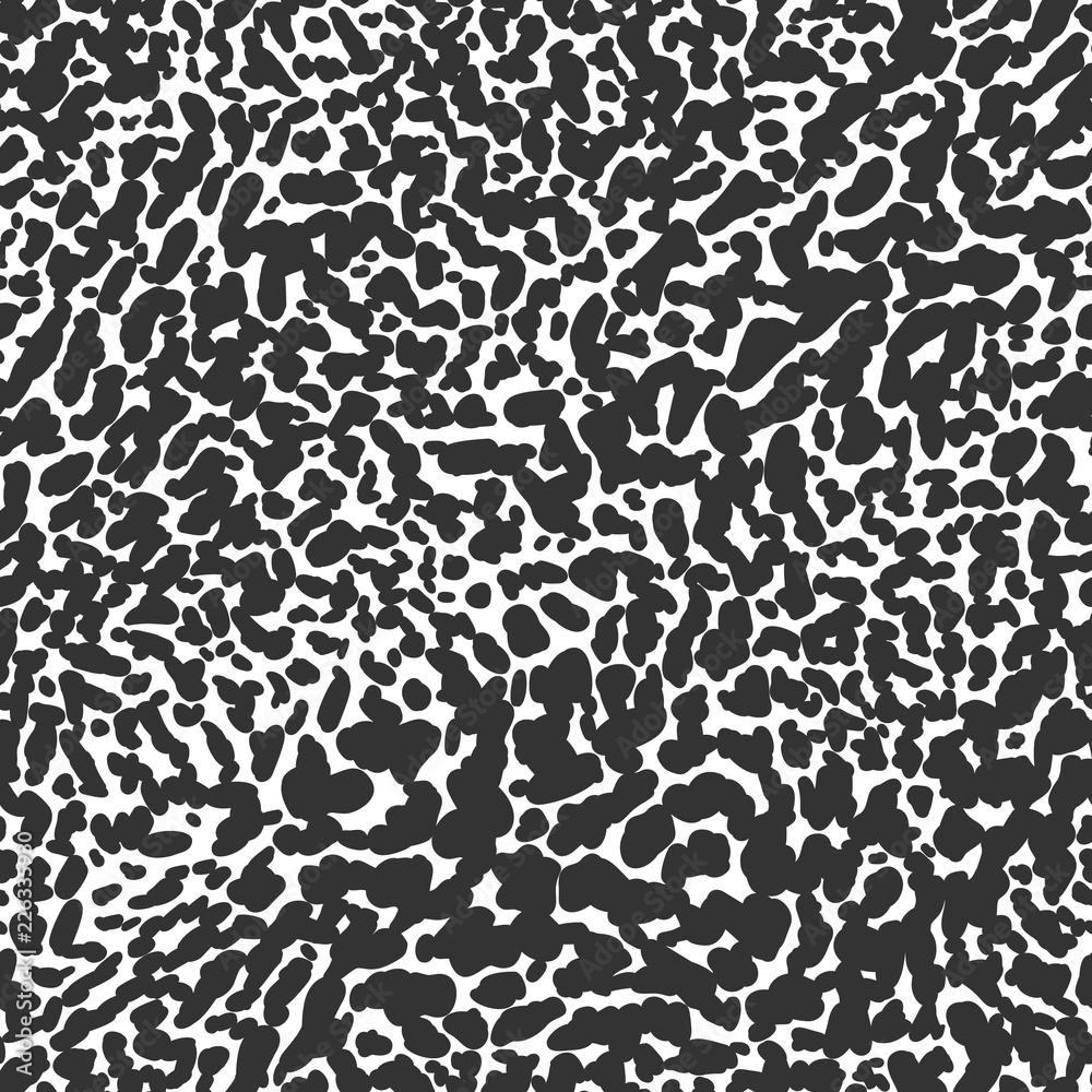 Hand drawn abstract black and white seamless pattern. Pop art fashion  festival abstract background in memphis style. Animal print Stock Vector |  Adobe Stock