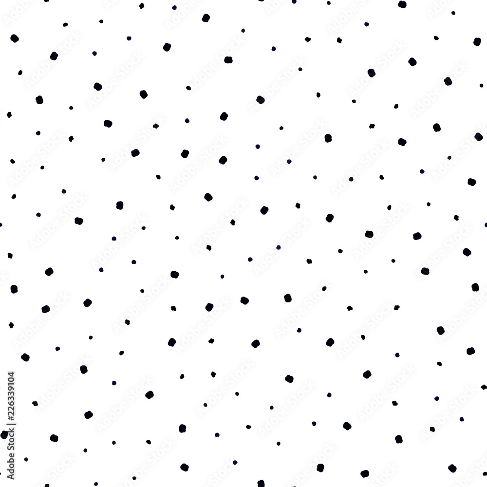 Dark BLUE vector seamless pattern with spheres.