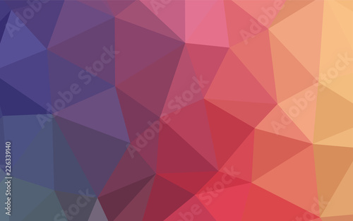 Light Multicolor vector abstract mosaic pattern.