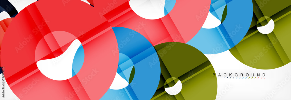 Geomtric modern backgrounds, rings abstract template Geomtric modern backgrounds, rings abstract template