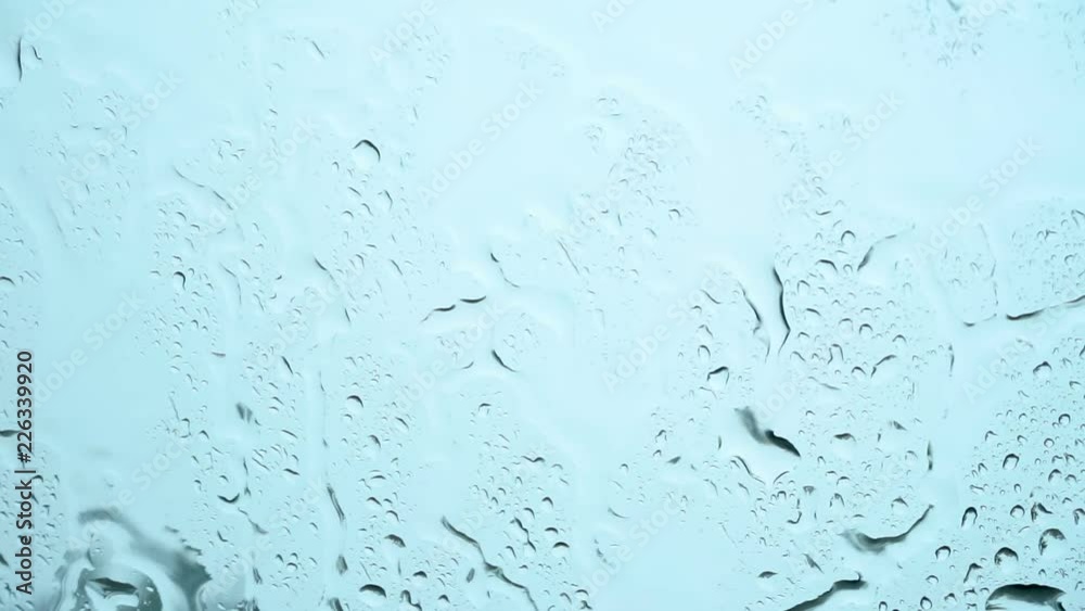 Close-up Rain Water drop On Glass As Background Close-up Rain Water drop On Glass As Background