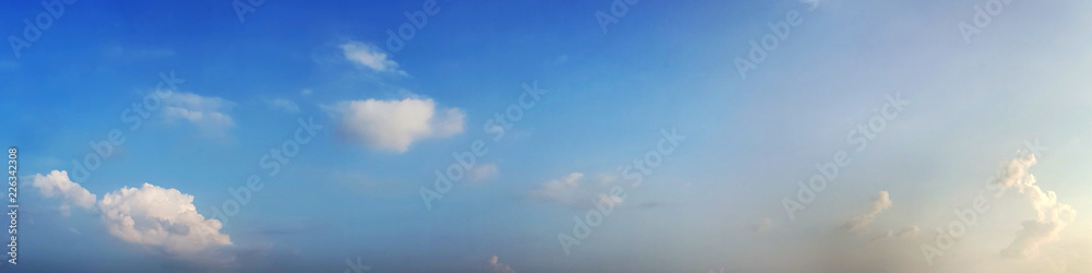 Panorama sky with cloud on a sunny day. Beautiful cirrus cloud. Panorama sky with cloud on a sunny day. Beautiful cirrus cloud.