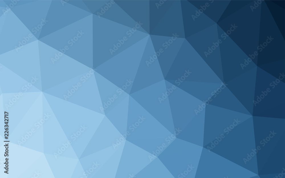 Light BLUE vector triangle mosaic texture. Light BLUE vector triangle mosaic texture.