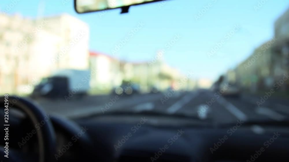 Blurred background driving through the city. car ride. Blurred background driving through the city. car ride.