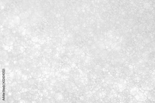 Fotótapéta white foam texture abstract background closeup