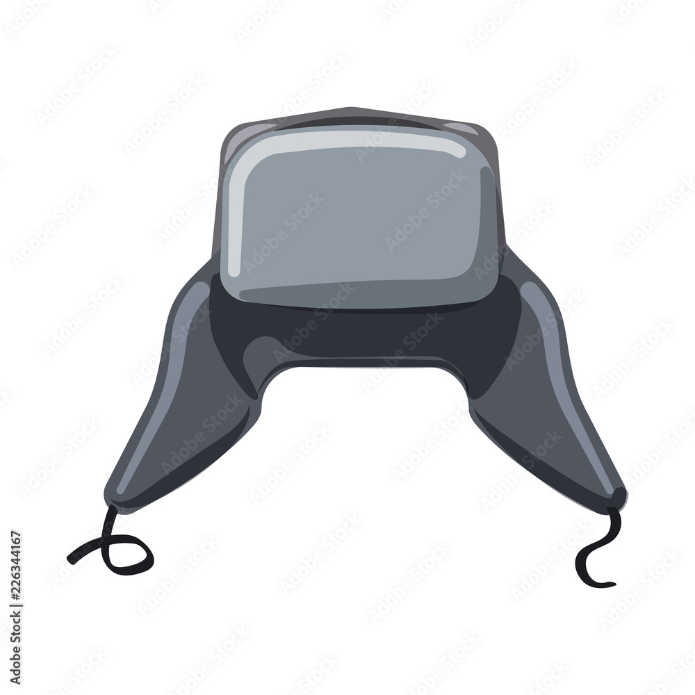 Vector illustration of headgear and cap logo. Set of headgear and accessory stock symbol for web. Vector illustration of headgear and cap logo. Set of headgear and accessory stock symbol for web.