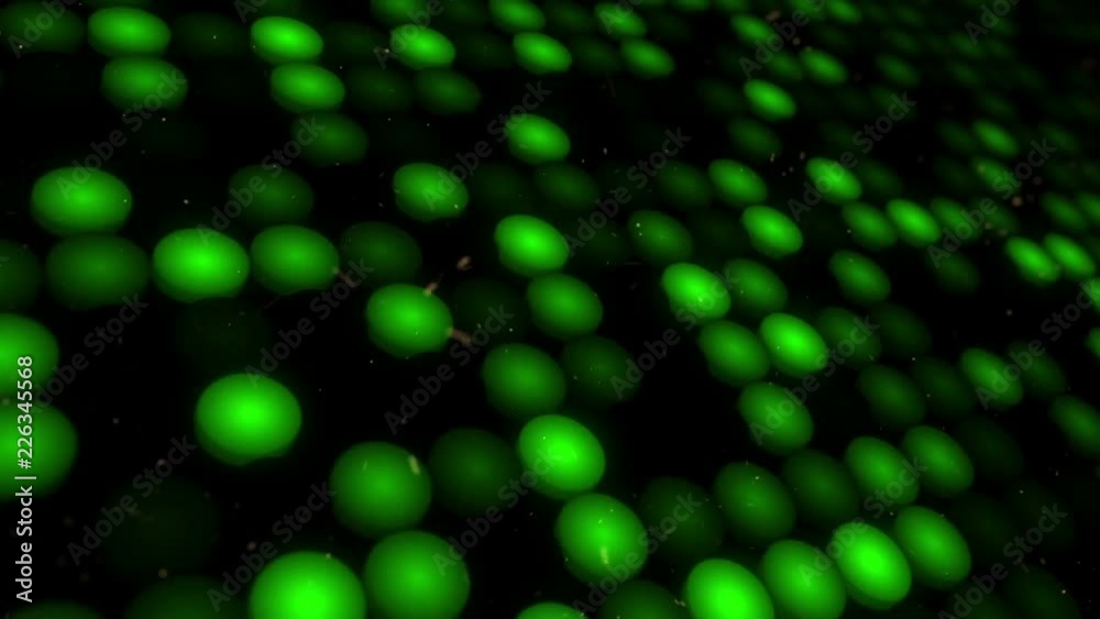 Abstract background with flashing floor or walls from led lights, bulbs or projectors. Animation of seamless loop.