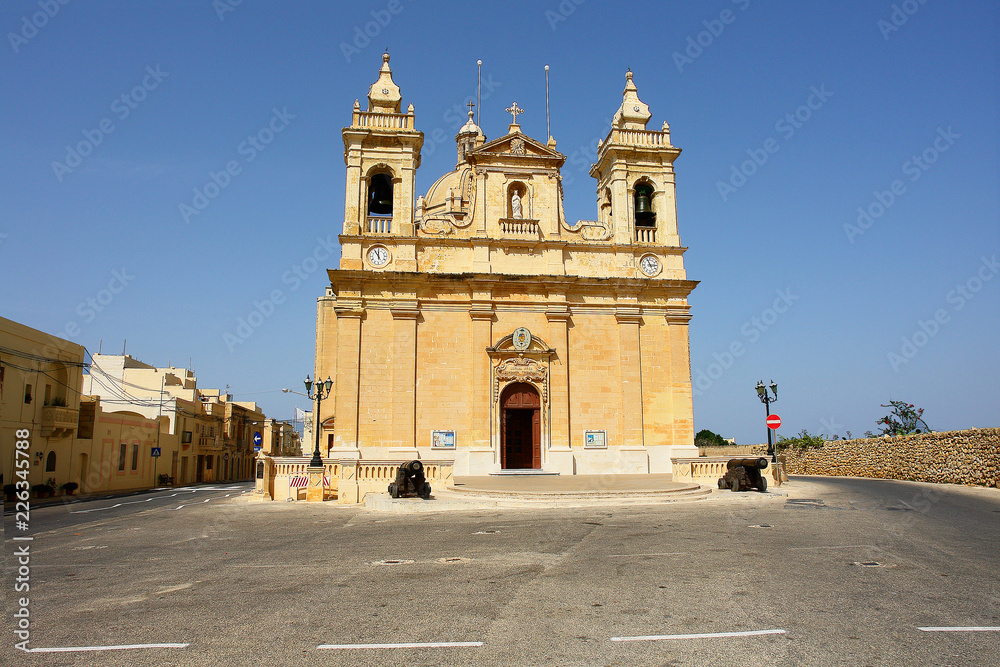 Corpus Christi Church  in Għasri, in Gozo, Malta
