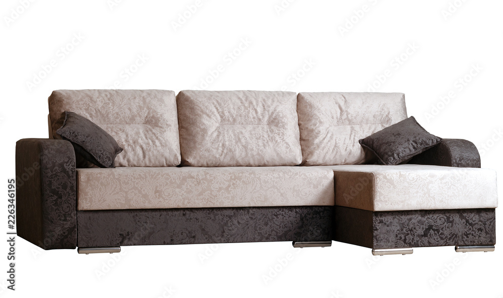 Obraz premium sofa isolated on white background