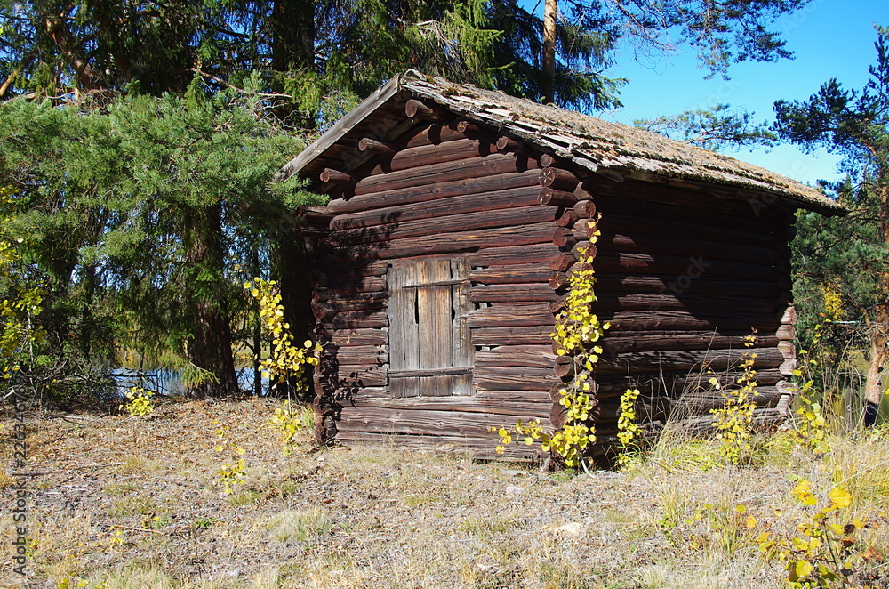Old wooden house in the forest Old wooden house in the forest