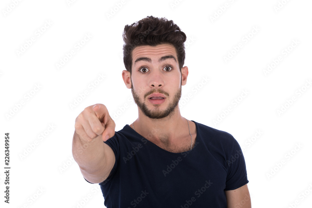 pointing surprised pointing surprised