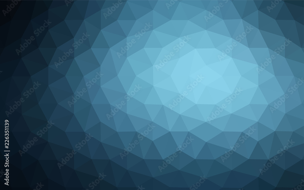 Obraz premium Light Green, Red vector polygon abstract background.