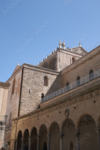Monreale  Italy - September 11  2018   View of Monreale cathedral