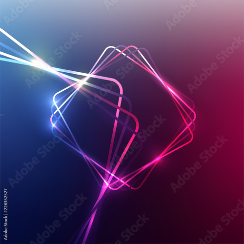 Abstract color blurred gradient background with light. Nature backdrop. Vector illustration. photo