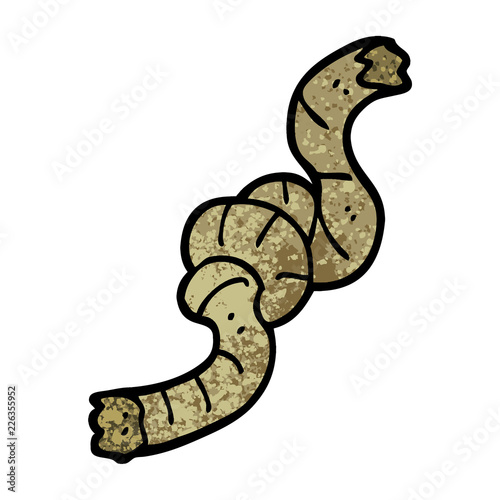 grunge textured illustration cartoon knotted rope