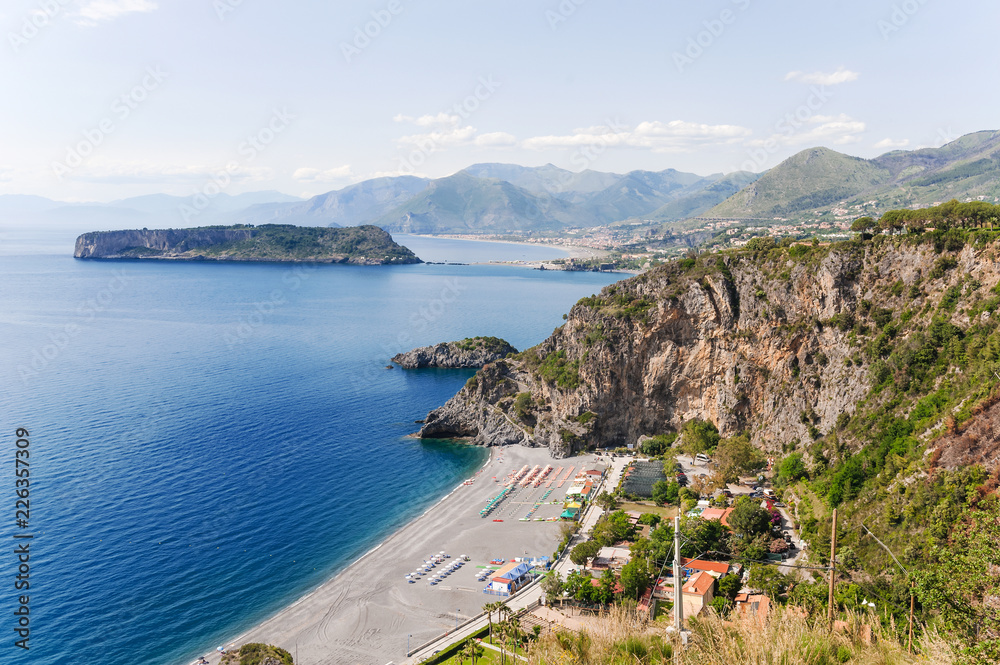 A bay of San Nicola Arcella near the arcomagno,  South of Italy.