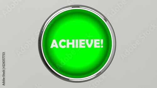 Push button 3D rendering illustration