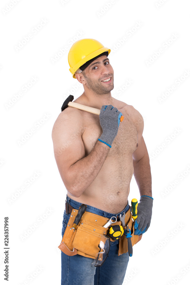 Hammer on shoulder Hammer on shoulder