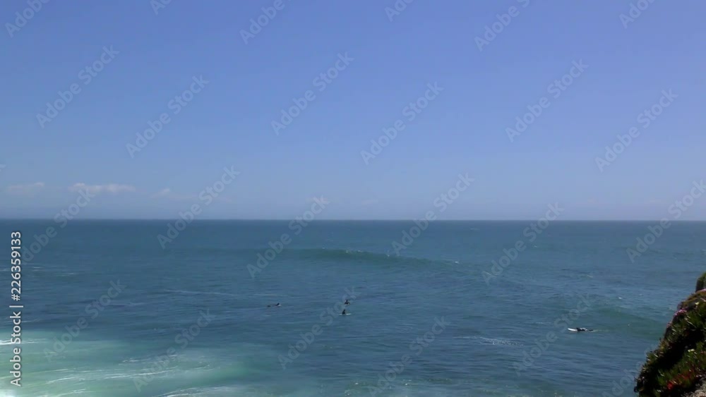 Santa Cruz, Steamer Lane West Side, California, USA. Steamer Lane is a famous surfing location in Santa Cruz, California. Santa Cruz, Steamer Lane West Side, California, USA. Steamer Lane is a famous surfing location in Santa Cruz, California.