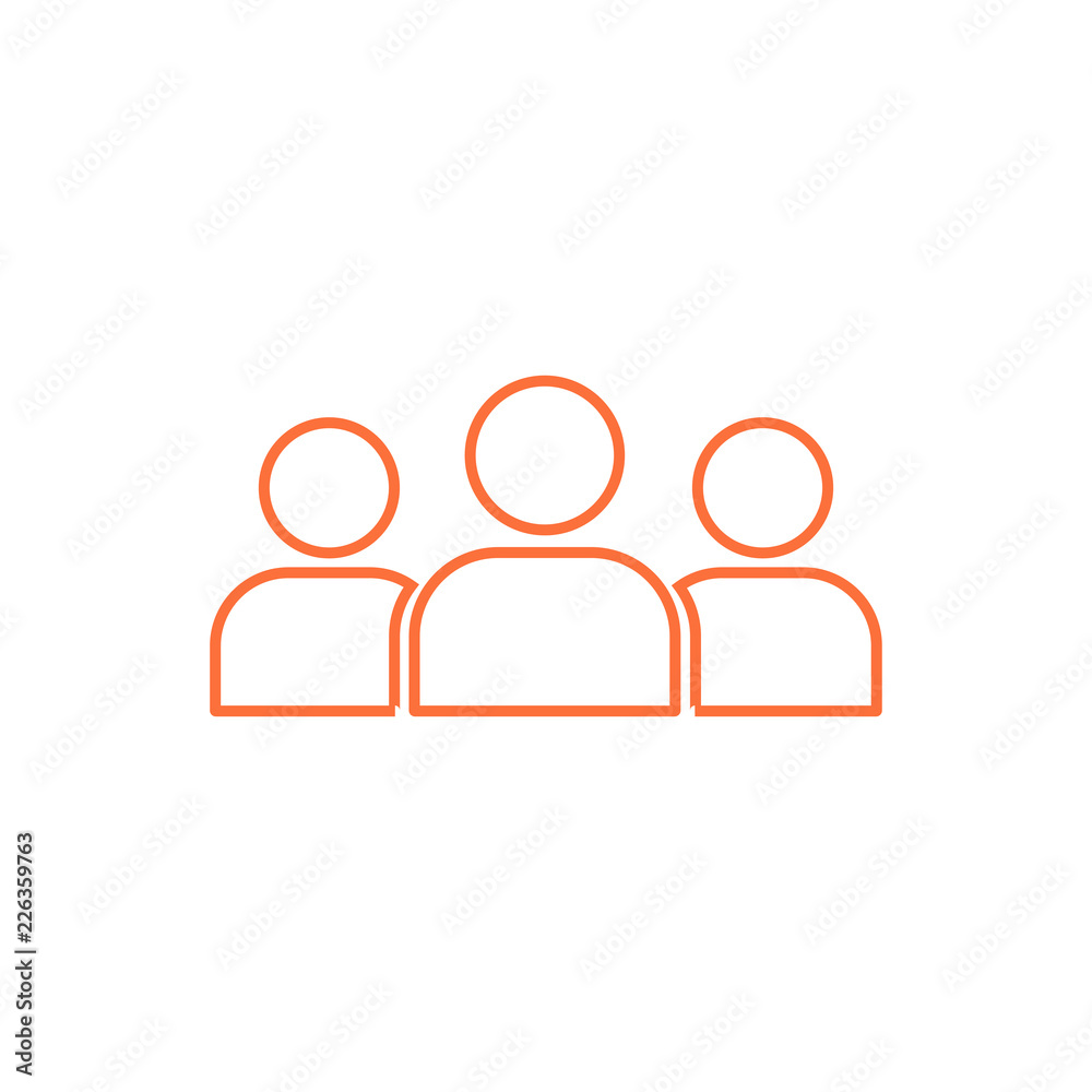 A group of people logo A group of people logo