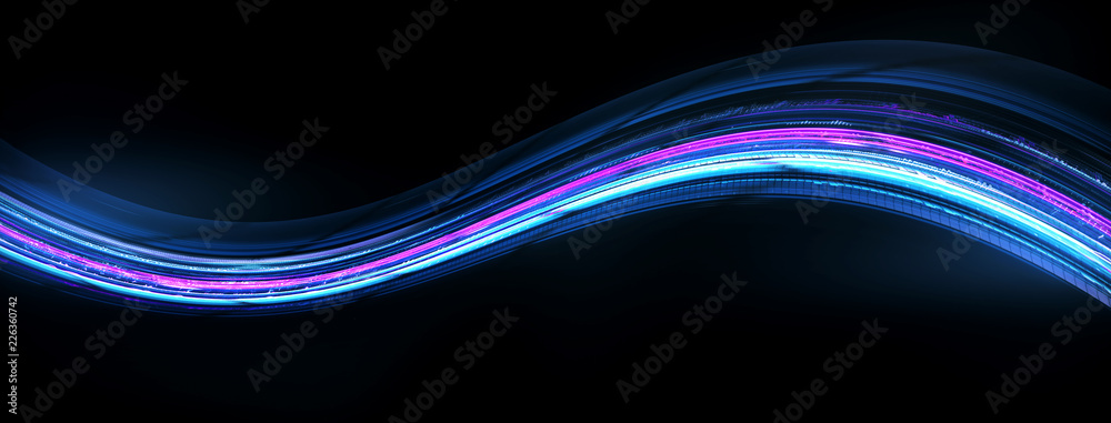 Light and stripes, glow abstract effect, paint splash, colorful curl, artistic spiral. Vivid red ribbon on black background. 3d illustration Light and stripes, glow abstract effect, paint splash, colorful curl, artistic spiral. Vivid red ribbon on black background. 3d illustration