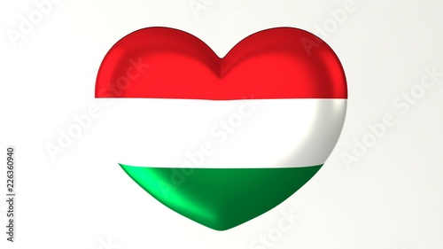 Heart-shaped flag 3D Illustration I love Hungary Free Download Heart-shaped flag 3D Illustration I love Hungary - GFXLoad
