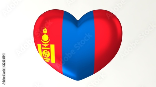 Heart-shaped flag 3D Illustration I love Mongolia Free Download Heart-shaped flag 3D Illustration I love Mongolia - GFXLoad