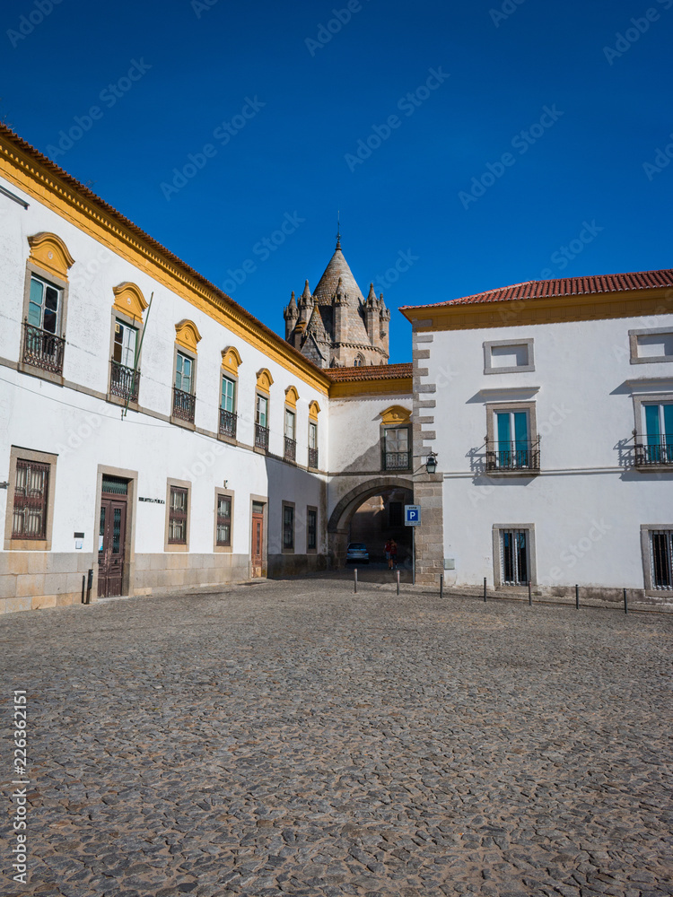 Evora évora centre vieille ville bibliothèque publique et musée