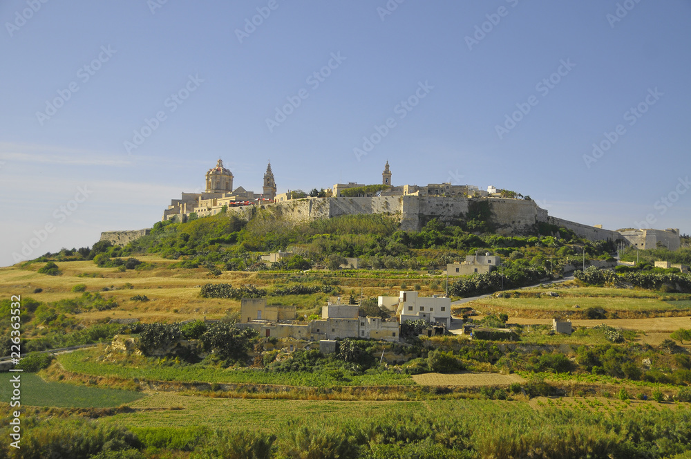 Mdina - fortified city in the Northern Region of Malta
