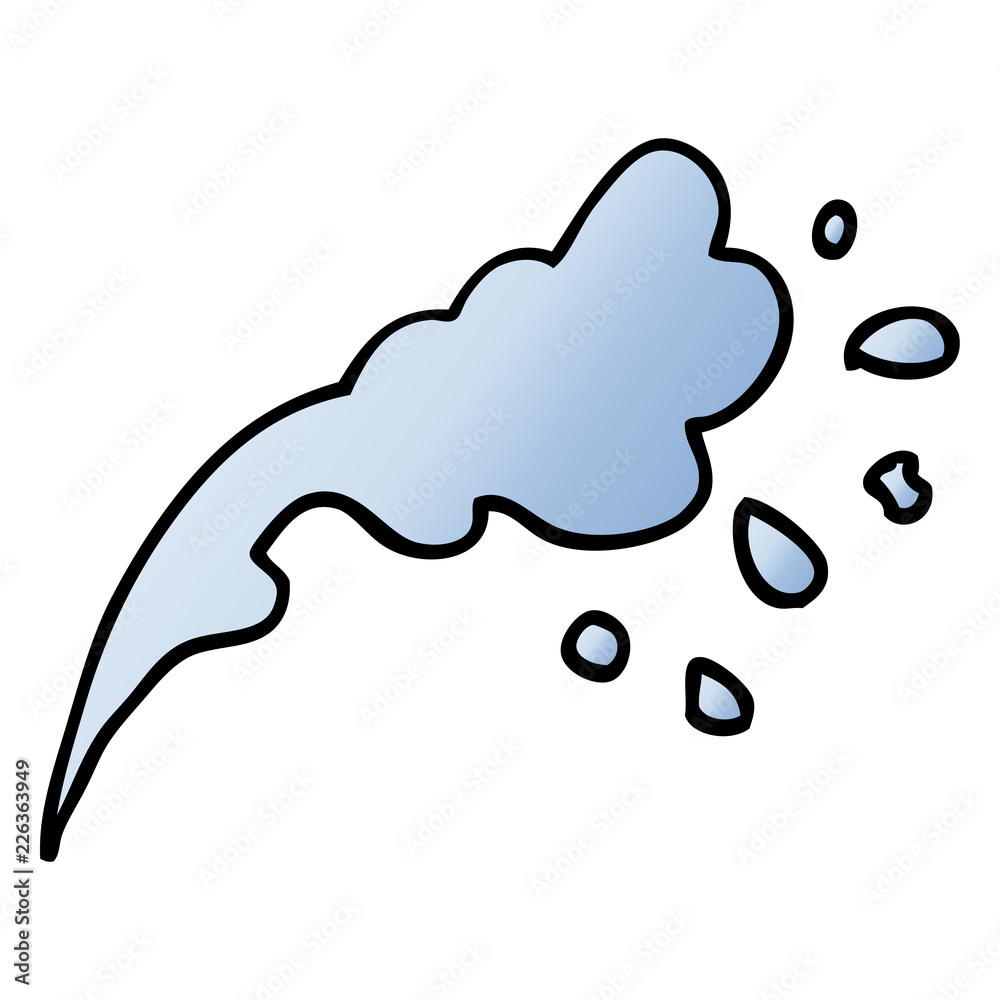 vector gradient illustration cartoon water splash vector gradient illustration cartoon water splash