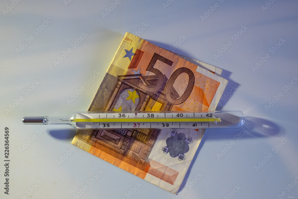 the thermometer on the Euro the thermometer on the Euro