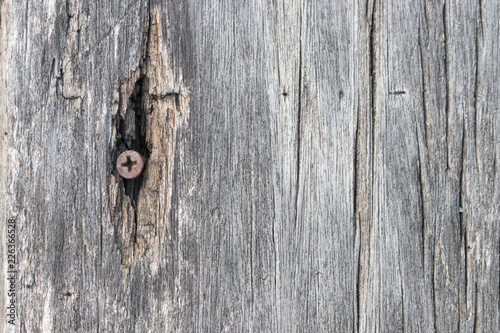 Wooden floor is made of old wooden boards with beautiful patterns
