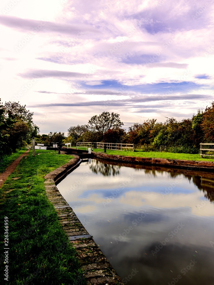 droitwich canal worcestershire england uk