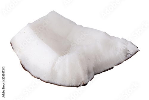 Coconut isolated on white background. Clipping path