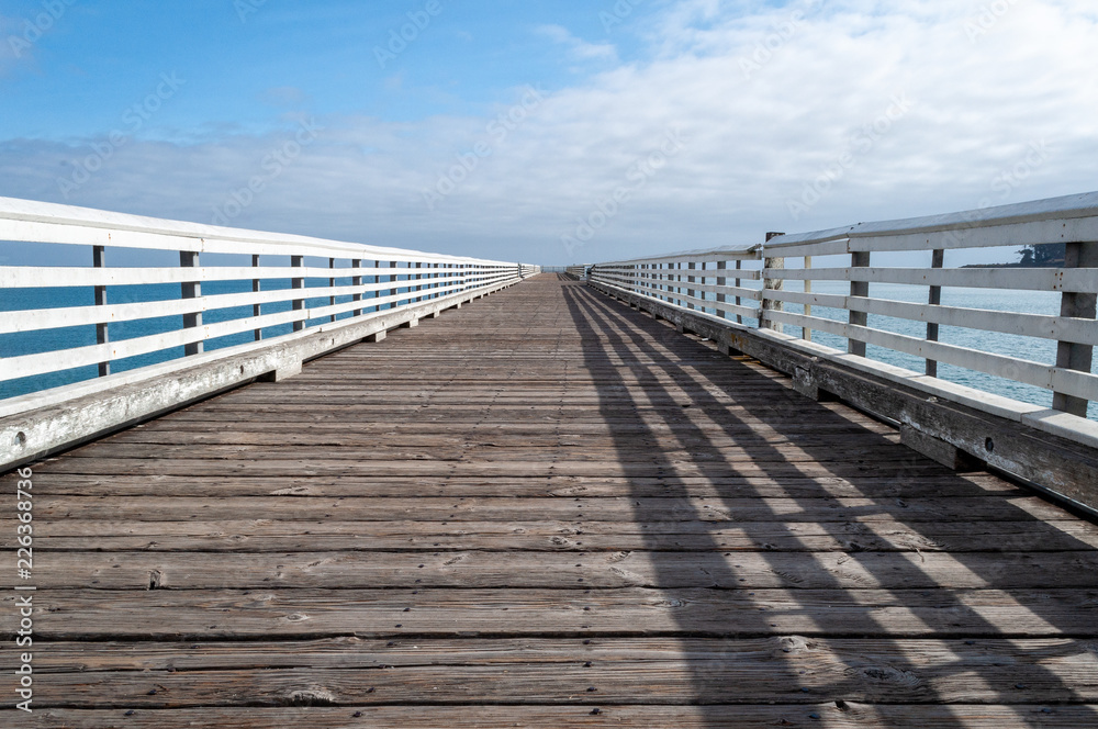 Naklejka premium San Simeon Pier, California