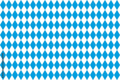 seamless background of blue diamonds on white